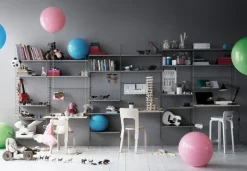 String Furniture String golvgavel, 200 x 30 cm, 1-pack, vit