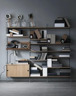 String Furniture String hylla 78 x 30 cm, 3-pack, ek