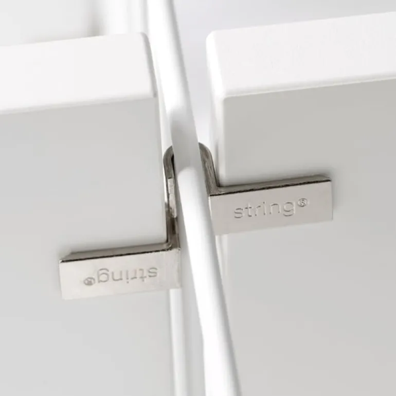 String Furniture String hylla, 78 x 30 cm, 3-pack, vit