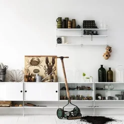 String Furniture String hylla, 78 x 30 cm, 3-pack, vit