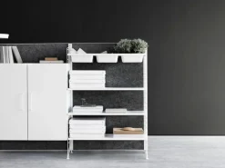 String Furniture String hylla, 78 x 30 cm, 3-pack, vit