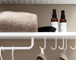 String Furniture String krokar för metallhylla, 5-pack, vit