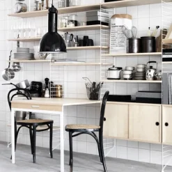 String Furniture String klaffbord, vit