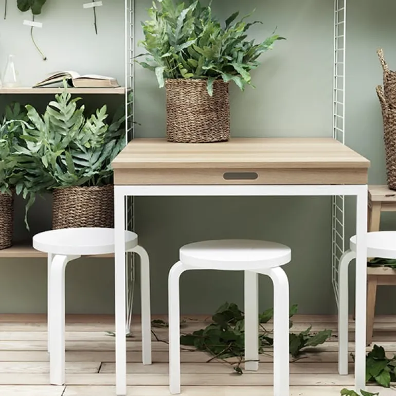 String Furniture String klaffbord, grå