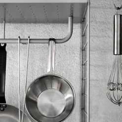 String Furniture String metallstång, 53 cm, vit