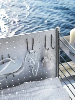 String Furniture String Outdoor vertikala dubbelkrokar, 2-pack, rostfritt stål