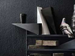 String Furniture String Pocket hylla, mörkgrå