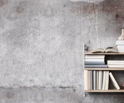 String Furniture String Pocket hylla, ek - vit