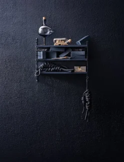 String Furniture String Pocket hylla, Nybroblå