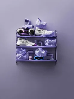 String Furniture String Pocket hylla, lila