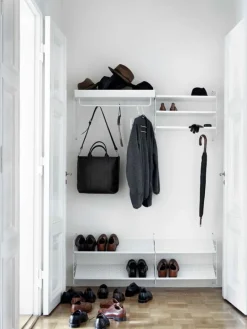 String Furniture String sidopanel 50 x 30 cm, 2-pack, vit