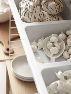 String Furniture String sidopanel 50 x 30 cm, 2-pack, vit