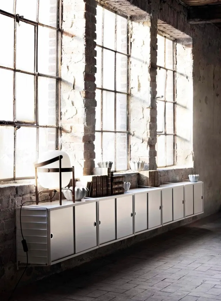 String Furniture String sidopanel 50 x 30 cm, 2-pack, vit