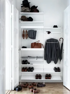 String Furniture String skålhylla, filt, ljusgrå