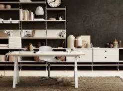 String Furniture String skålhylla, vit