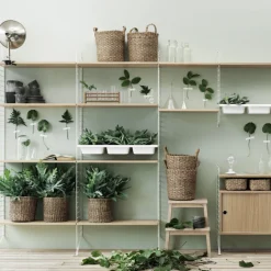 String Furniture String skålhylla, vit