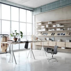 String Furniture String skåp, 78 x 20 cm, svartbetsad ask