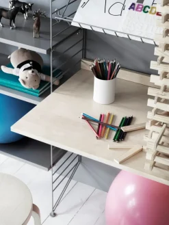 String Furniture String skrivbord, ek