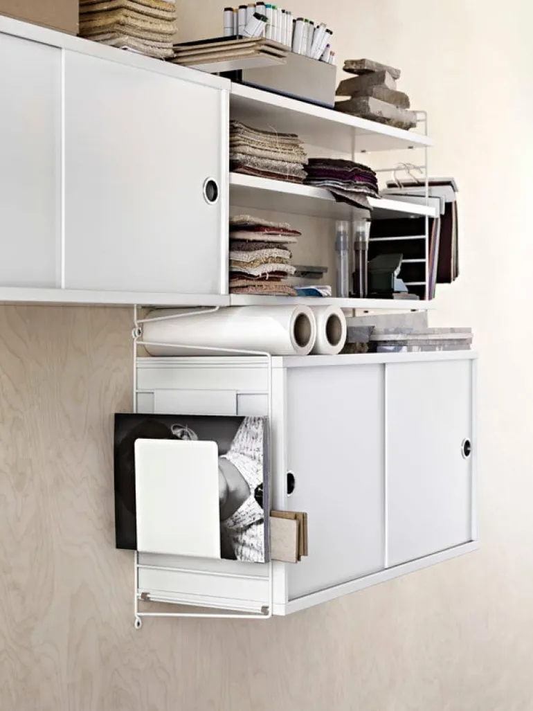 String Furniture String sidopanel 50 x 30 cm, 1-pack, vit