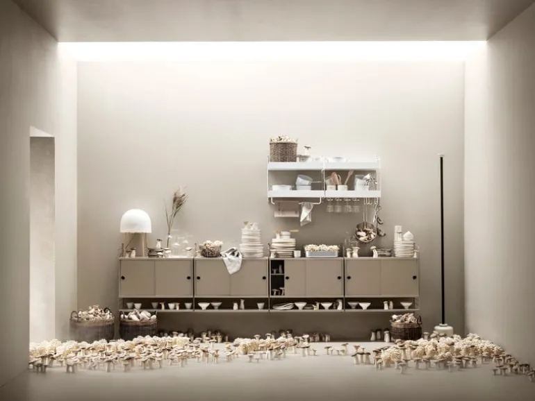 String Furniture String sidopanel 50 x 30 cm, 1-pack, vit