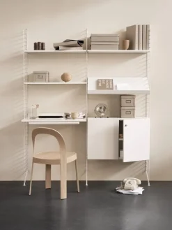 String Furniture String skrivbordslåda, 61 x 30 cm, vit