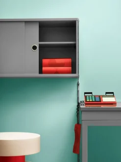 String Furniture String skåp, 78 x 20 cm, grå