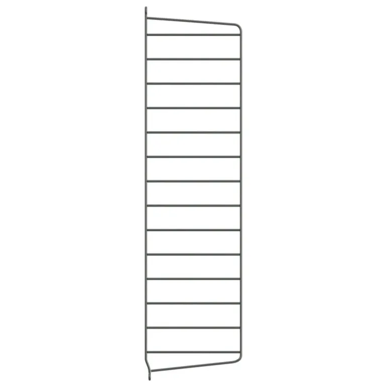 String Furniture String sidopanel 75 x 20 cm, 2-pack, mörkgrå