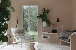 String Furniture String tidningshylla, 78 x 30 cm, vit stål