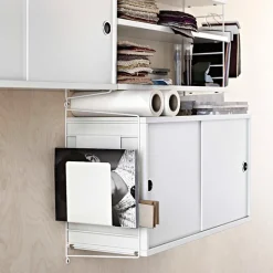 String Furniture String tidningsställ, vit