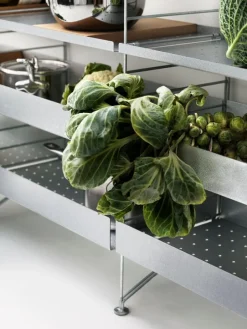 String Furniture String utomhus golvgavel 85 x 30 cm, 2-pack, galvaniserad