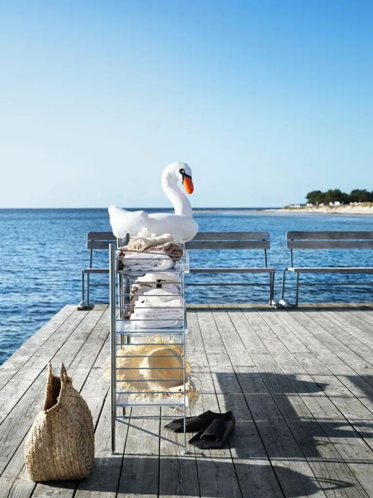 String Furniture String utomhus golvgavel 85 x 30 cm, 1-pack, galvaniserad