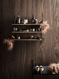 String Furniture String väggavel, 50 x 30 cm, 2-pack, svart