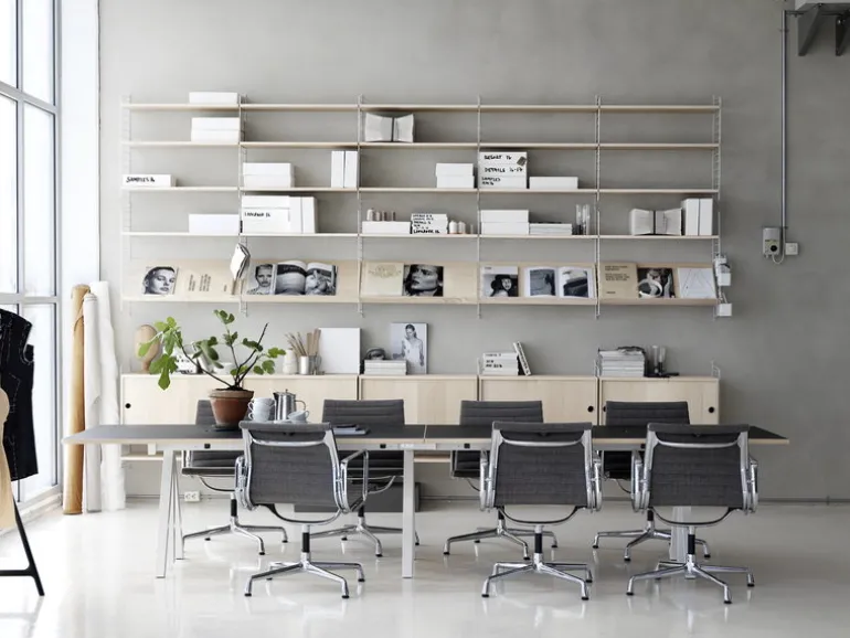 String Furniture String väggavel, 75 x 30 cm, 1-pack, vit