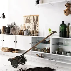 String Furniture String vitrinskåp, 78 x 30 cm, vit