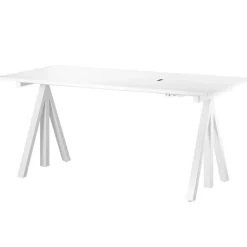 String Furniture String Works höj- och sänkbart bord 160 cm, vit