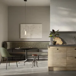 Tala Basalt Single pendel, rostfritt stål