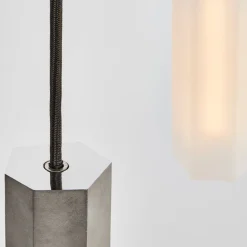 Tala Basalt Triple taklampa, rostfritt stål