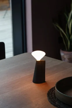 Tala Mantle bärbar lampa, granitsvart