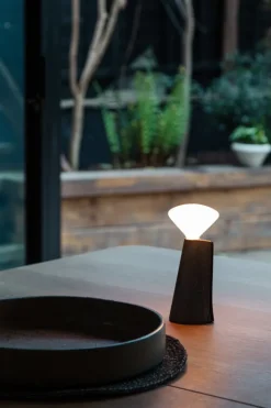 Tala Mantle bärbar lampa, granitsvart