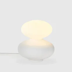Tala Reflection Oval bordslampa, vit