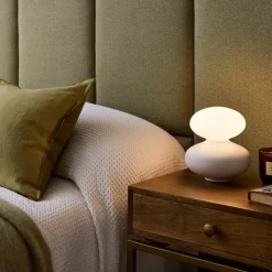 Tala Reflection Oval bordslampa, vit