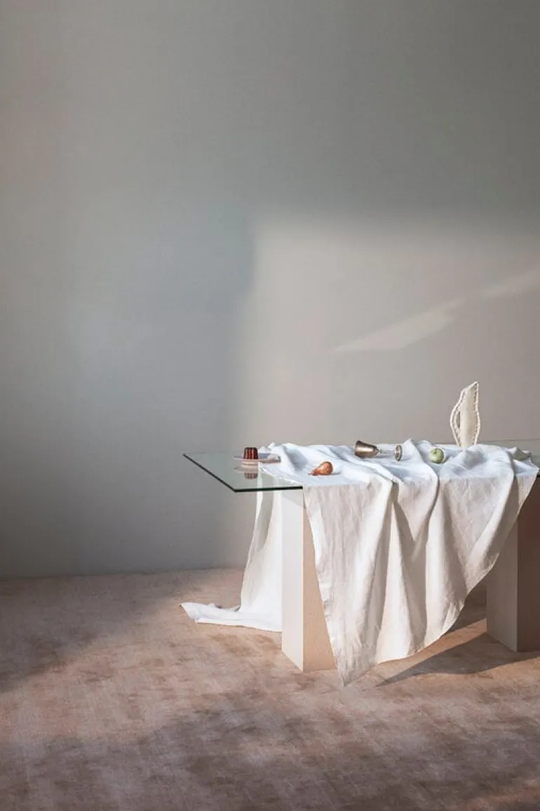 Tameko Dale bordsduk, vit