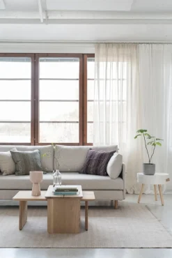 Tapio Anttila Collection ON2 Fabric bäddsoffa, naturvit Diamonds 012