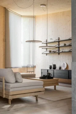 Tapio Anttila Collection Day&Night bäddsoffa, ek - beige Hopper 51