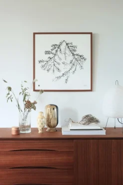 Teemu Järvi Illustrations Spruce Branch poster, 50 x 50 cm