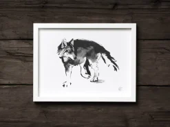 Teemu Järvi Illustrations Wolf poster, 70 x 50 cm