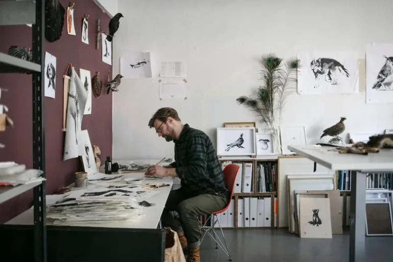 Teemu Järvi Illustrations Pondweed poster, 30 x 40 cm