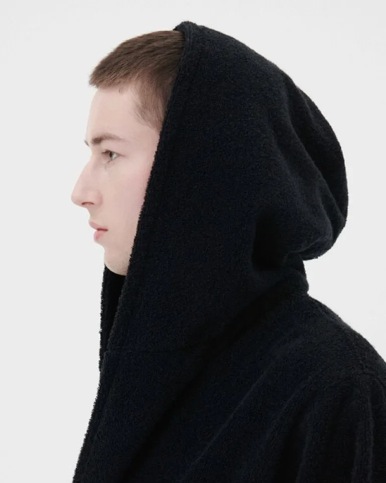 Tekla Badrock med huva, svart