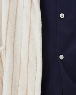 Tekla Classic morgonrock, sienarandig