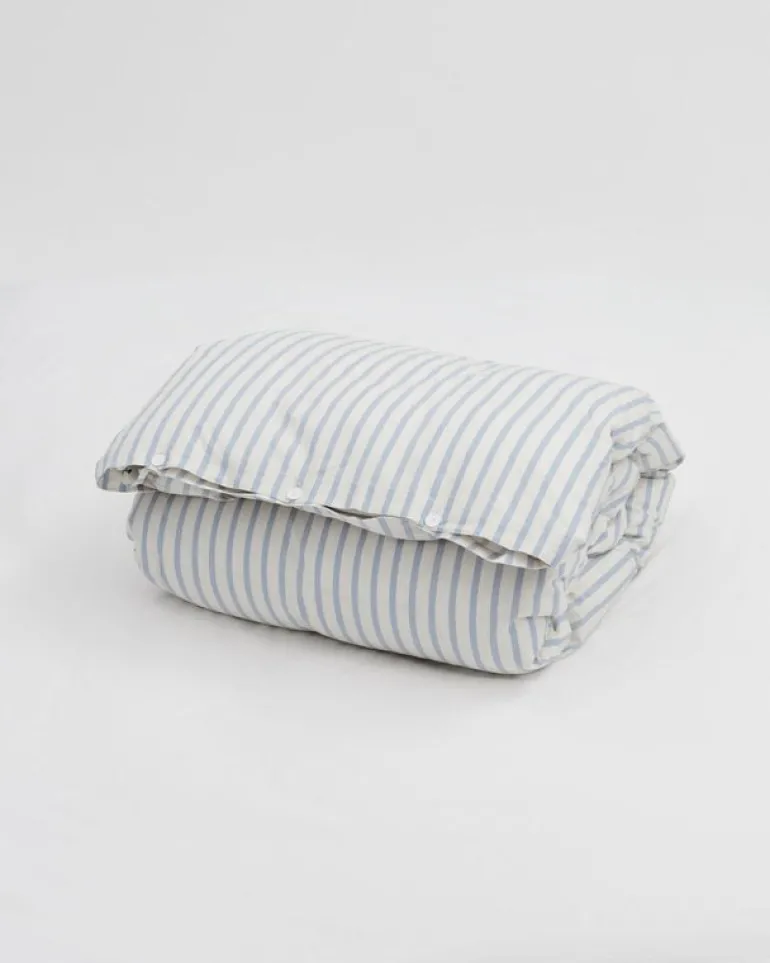 Tekla Enkelpåslakan, 240 x 220 cm, needle stripes
